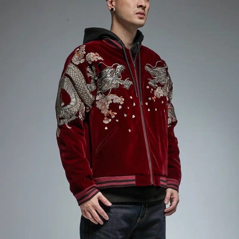Velvet Blossom Sovereign Sukajan Bomber