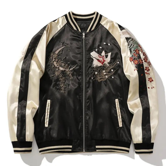 Celestial Kitsune Sukajan Bomber