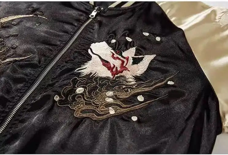 Celestial Kitsune Sukajan Bomber