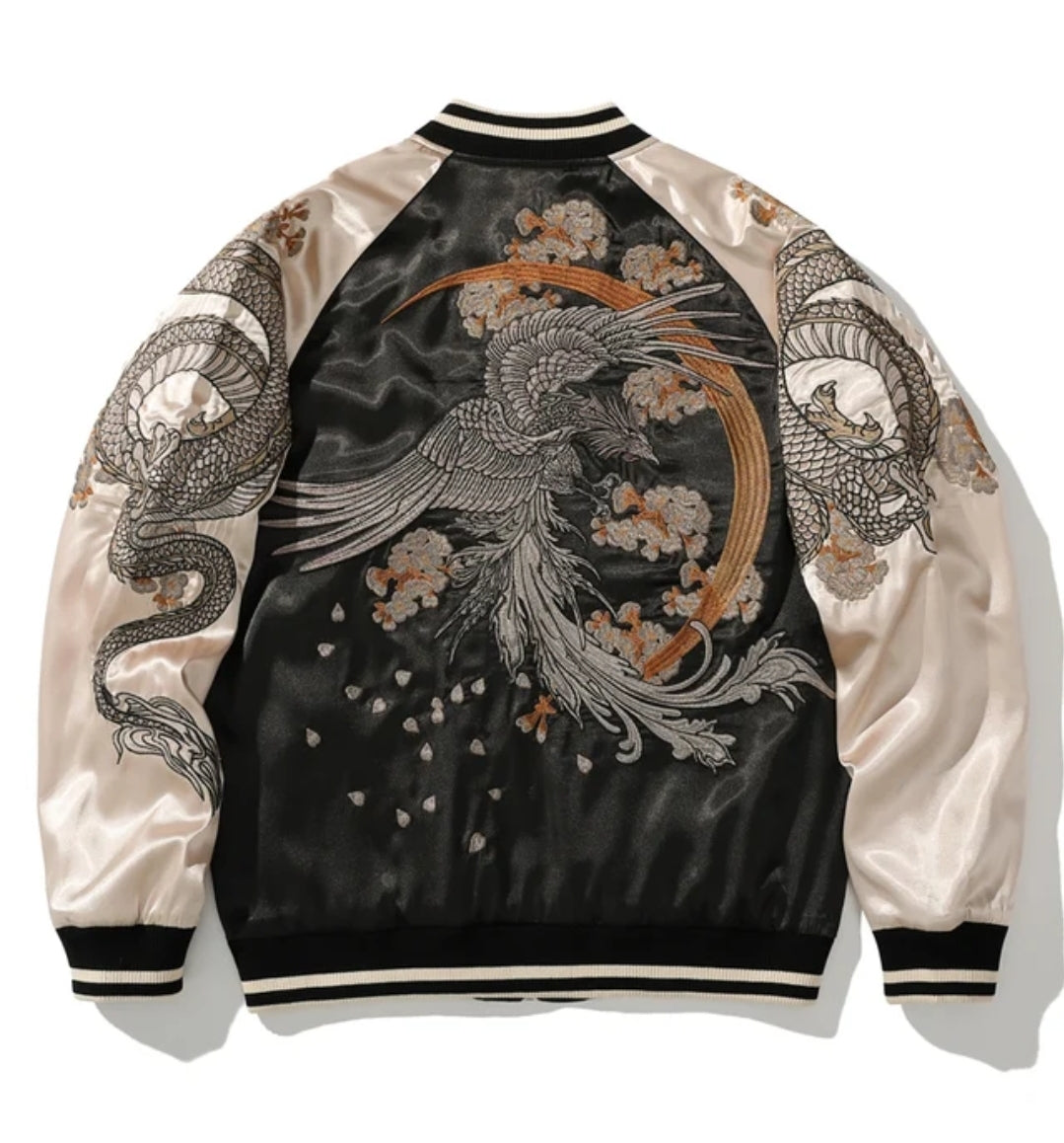 Crimson Rebirth Sukajan Bomber