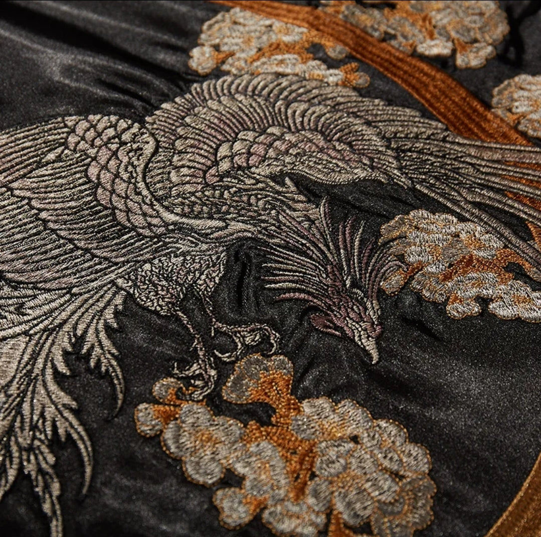 Crimson Rebirth Sukajan Bomber