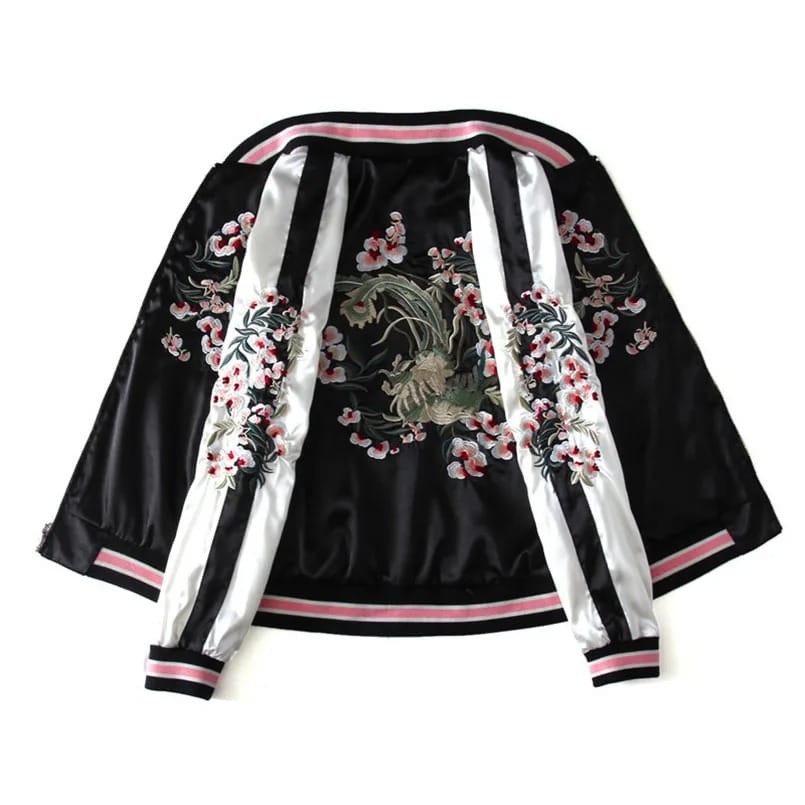 Blossom Reign – Reversible Sukajan Jacket