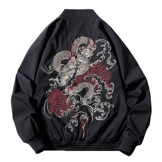 Serpent of the Storm: Crimson Tide Dragon Sukajan Bomber