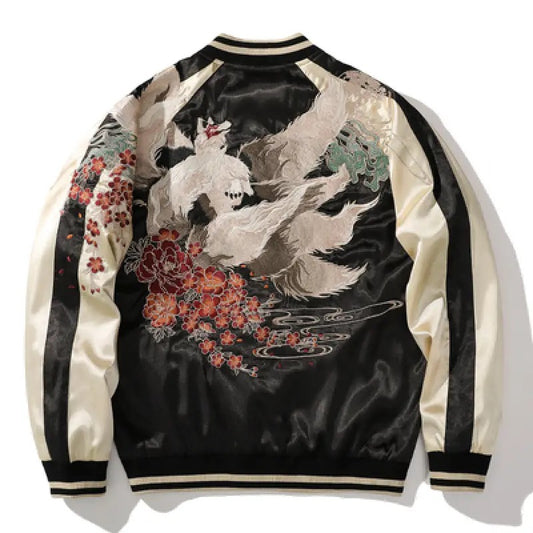 Celestial Kitsune Sukajan Bomber